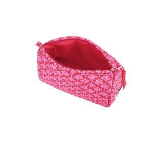 Toilettas roze binnenkant klein
